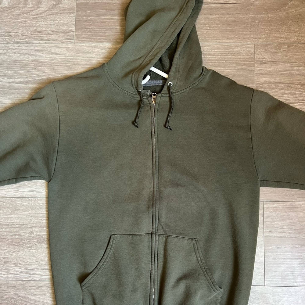 FRUIT OF THE LOOM-ARMY GREEN JACKET